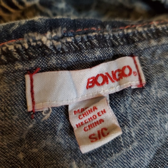 Denim Keyhole Open Back Skater Dress SZ S - Picture 5 of 5